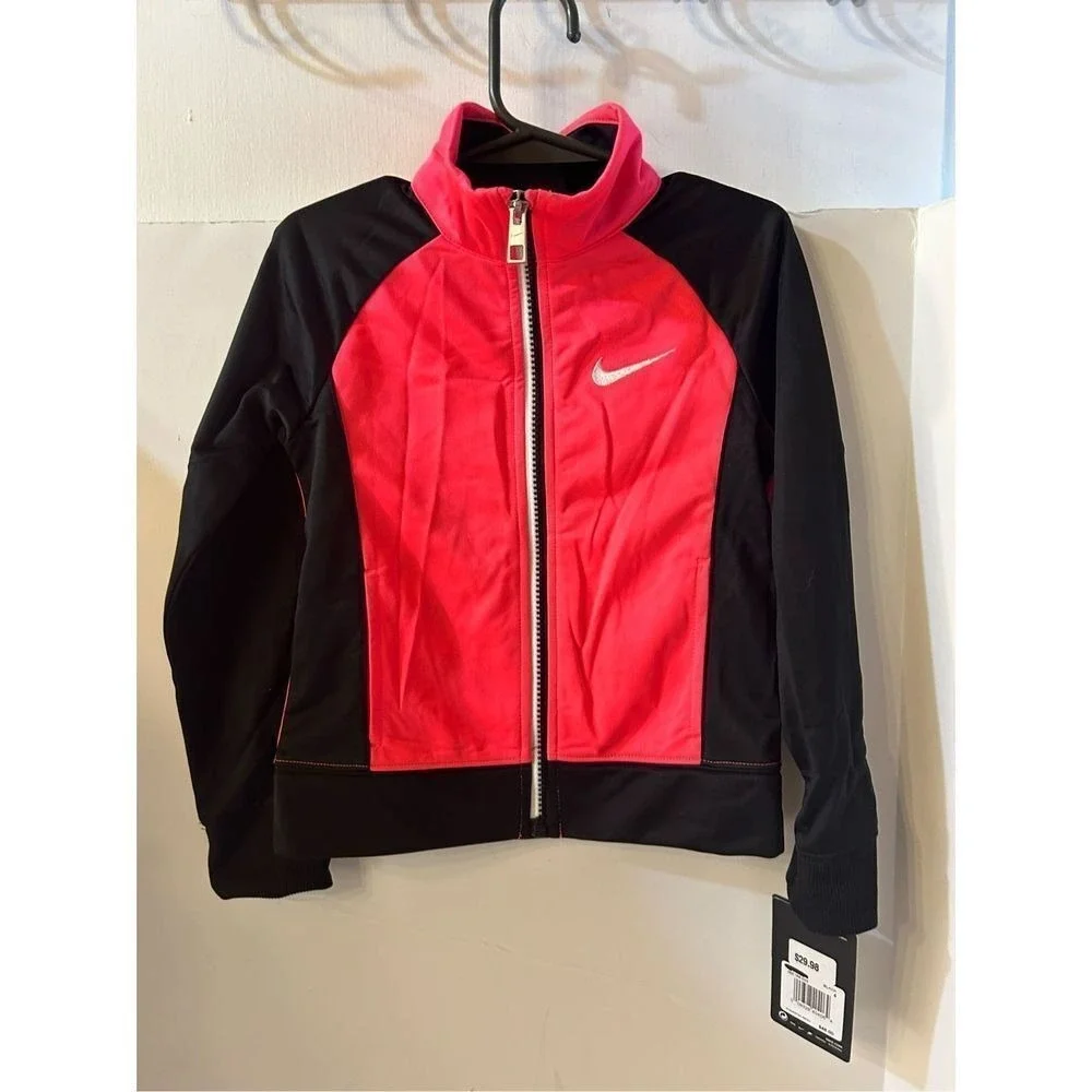 Nike girls size 5 jacket full‎ zipper new $29
